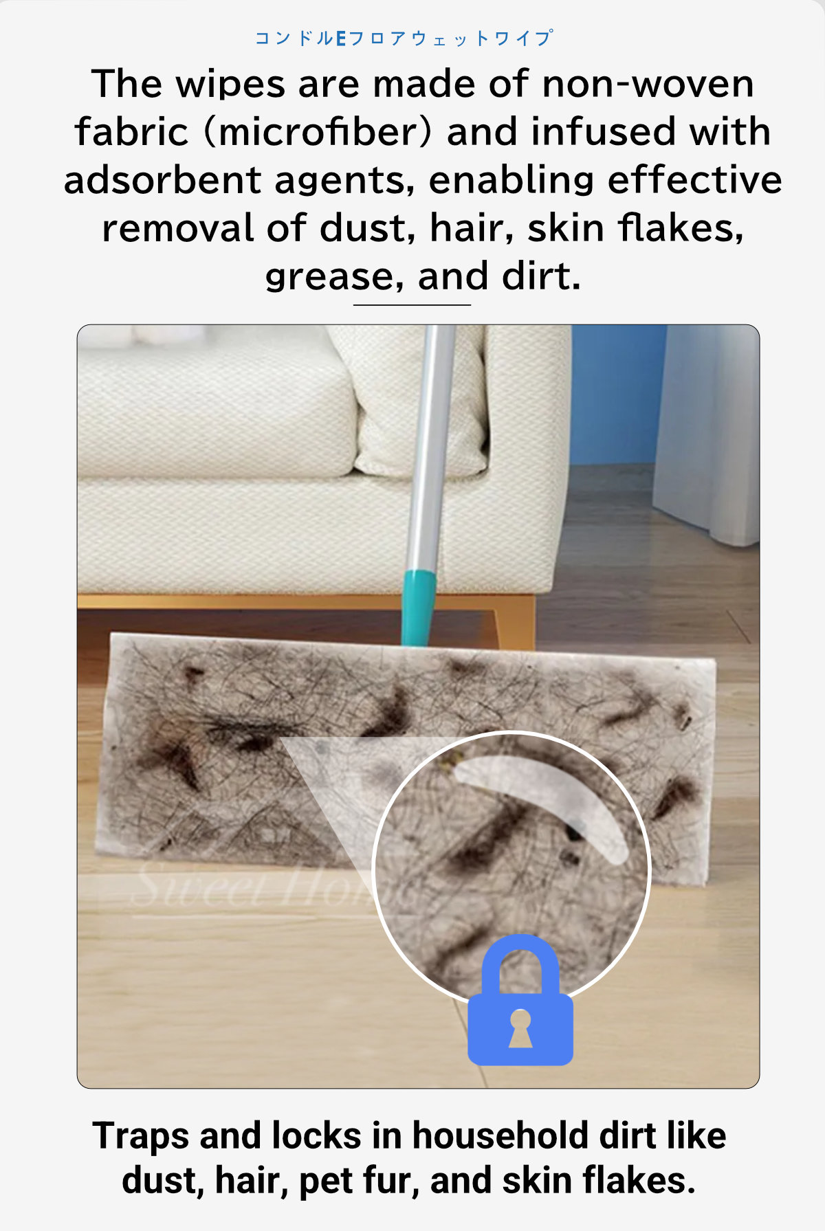 Japan Condor E Floor Wet Cleaning Wipes-3